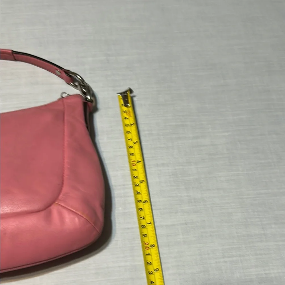 Coach Pink Leather Kristin Shoulder Women's Bag - Picture 7 of 10
